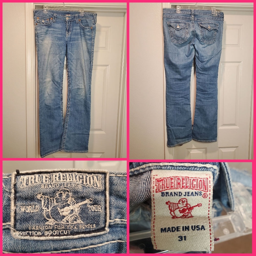 True Religion boot cut jeans